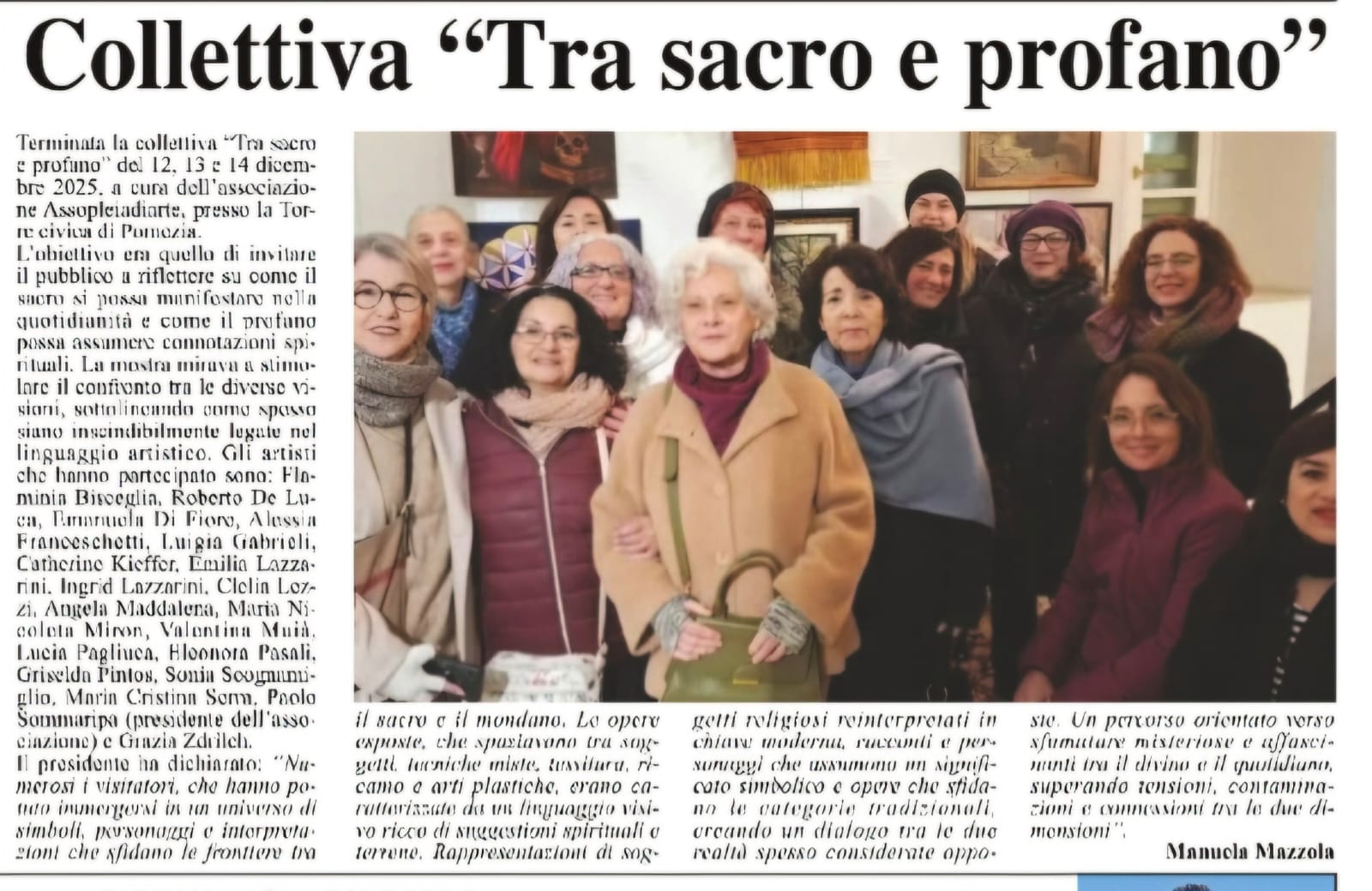 Articolo di stampa 9 su Impronte Artigianali
